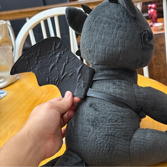 BAB Build A Bear Toothless Dragon Plush 14"  How To Train Your Dragon W/ Wings - Picture 8 of 10